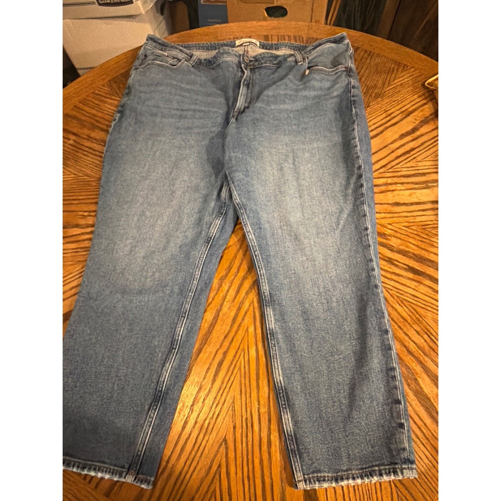 Abercrombie & Fitch Curve Love The Skinny High Rise Jeans Blue Size 35 / 20